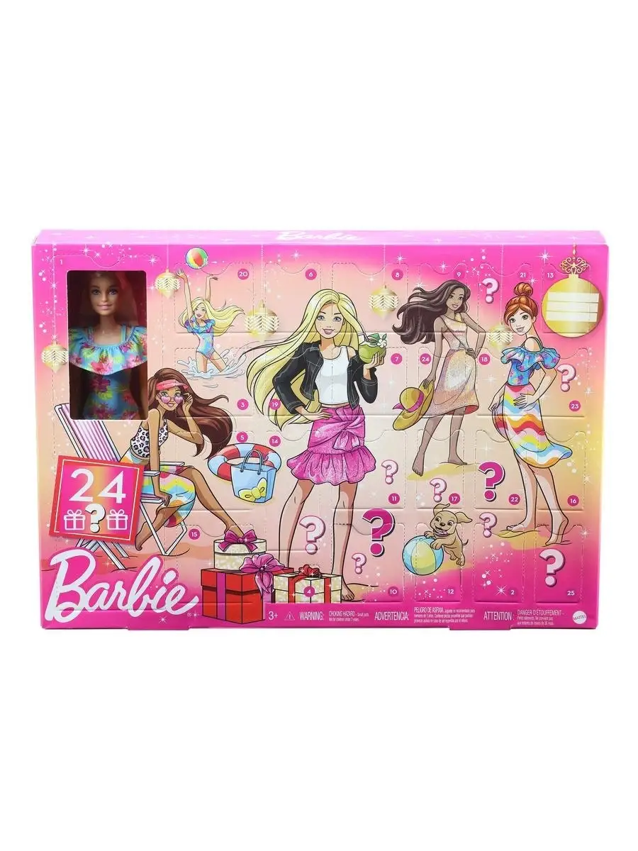 Barbie calendar advent sale