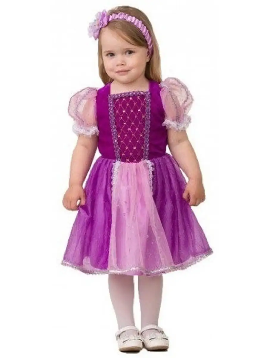 Купить костюм принцессы рапунцель для девочки оптом - цены производителя. Отгрузим по РФ со склада