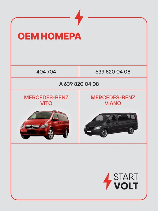 STARTVOLT Мотор стеклоочистителя Mercedes-Benz Vito задний, вариант, фото 2