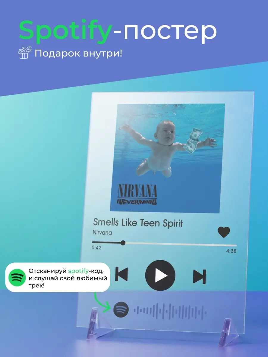 spotify постер