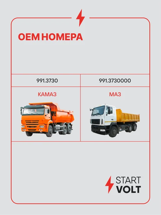 STARTVOLT Насос омывателя КАМАЗ МАЗ 2.5 АТМ, вариант, фото 2