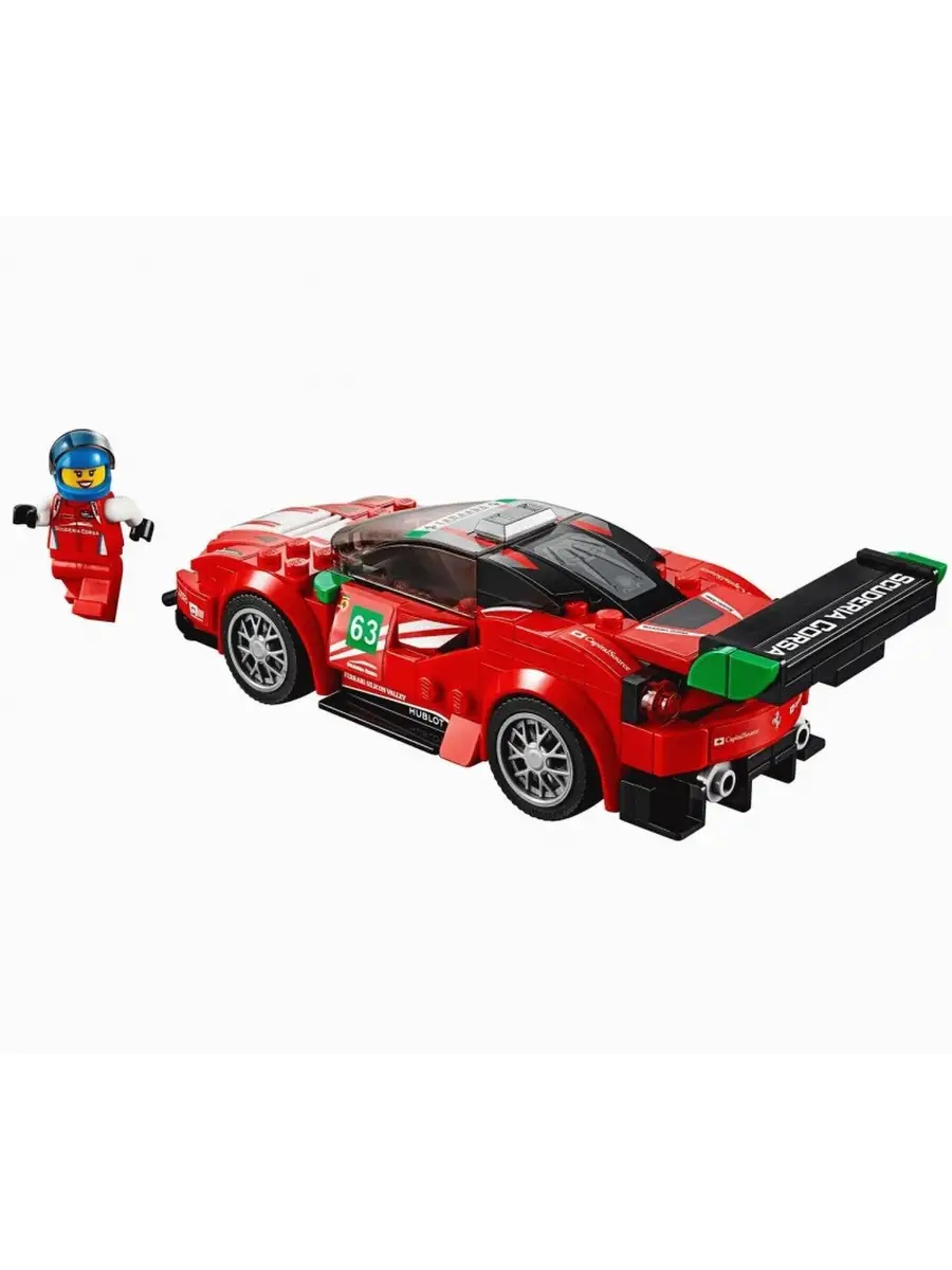 Speed Champions Ferrari 488 GT3 Scuderia Corsa LEGO 32761448 Wildberries