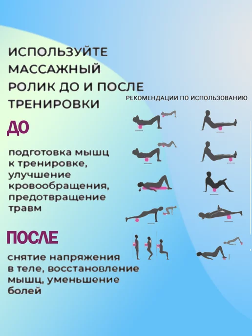РЭЗ СП Массажный ролик МФР мини для стоп и ног от усталости, зеленый, фото 6