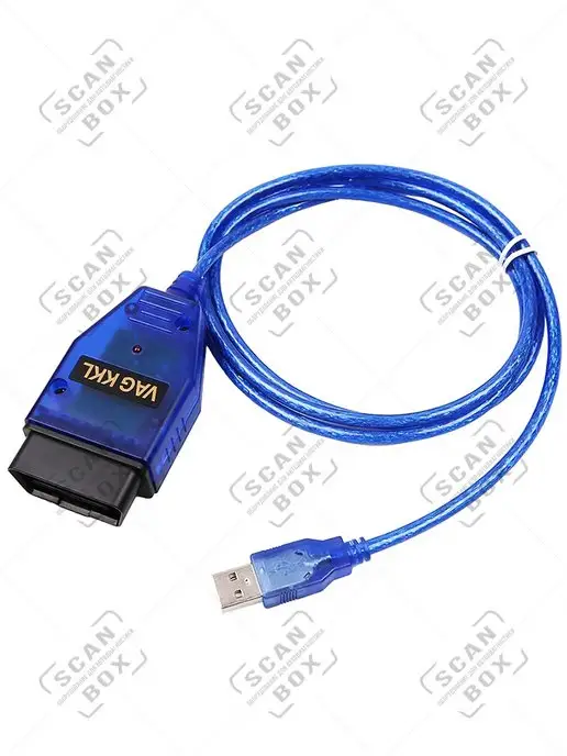 ELM327 ScanBox Автосканер VAG COM 409.1 KKL USB K-Line адаптер чип FTDI, вариант, фото 2