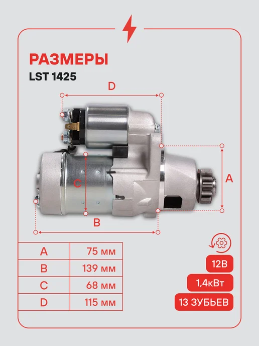 STARTVOLT Стартер Nissan X-Trail T30 Teana J31, вариант, фото 3