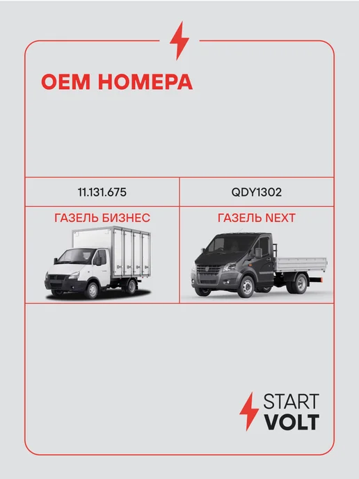 STARTVOLT Стартер ГАЗель Next EvoTech редукторный 1,9кВт, вариант, фото 2