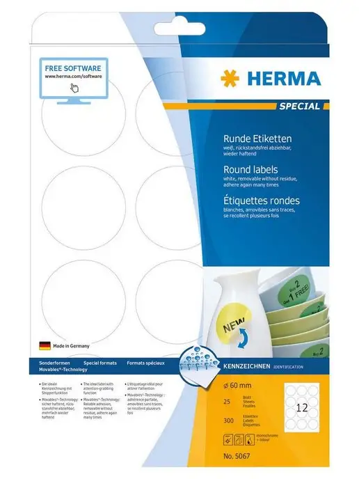 Herma Самоклеящиеся этикетки А4, белый, фото 4