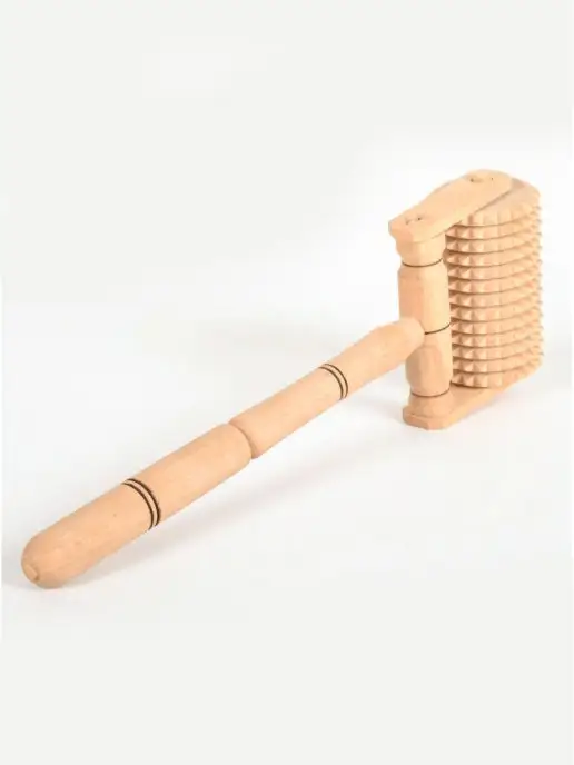 Wooden Wonders Массажер для спины и шеи деревянный, массажный ролик, вариант, фото 2