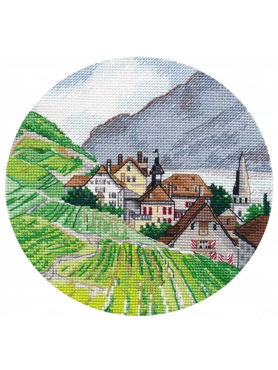 Набор для вышивки крестом LETI 902 Village. Letistitch