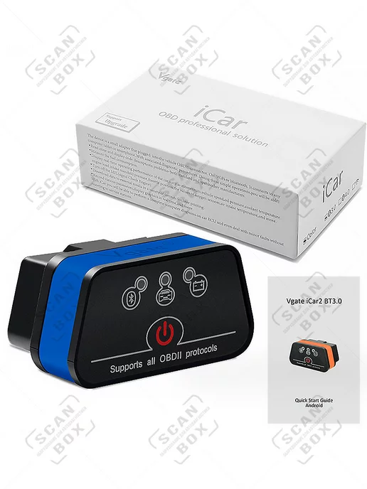 ELM327 ScanBox Автосканер Vgate iCar2 Bluetooth 3.0, вариант, фото 3