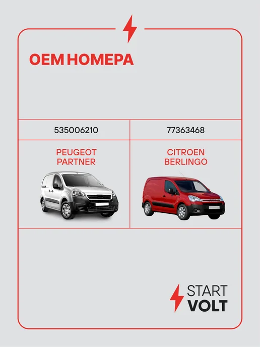 STARTVOLT Шкив с обгонной муфтой генератора PSA Partner Berlingo, вариант, фото 2