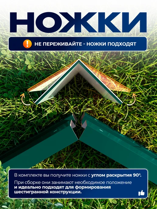 Северные грядки Клумба садовая многоярусная оцинкованная для дачи RAL-6005, зеленый, фото 4