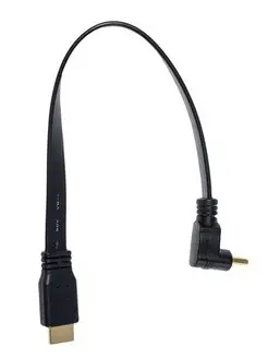 Кабель HDMI для ТВ, ПК, ноутбуков, угловой 90 градусов, 30см Palmexx 33023307 купить за 371 ₽ в интернет-магазине Wildberries