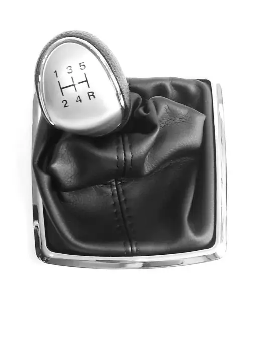 VS-Garage Ручка КПП с чехлом Форд Фокус 2004-2007 5 speed черная, серебристый, фото 2
