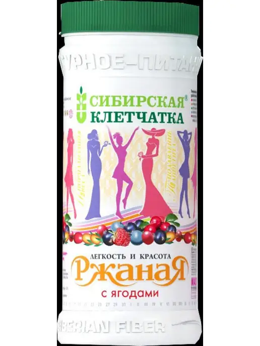 Сибирская клетчатка Клетчатка ржаная с ягодами 350 г Сибирская, 350 г, фото 4