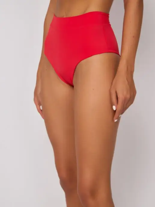 ALTIN swimwear Плавки завышенные с поясом, красный, фото 2