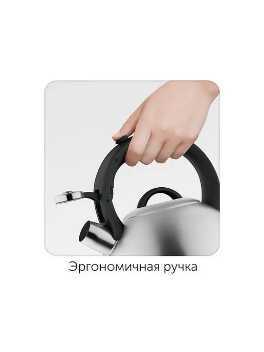 Nadoba Чайник со свистком для газовой плиты 3 л. индукция, 3 л, фото 4