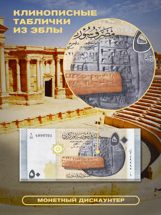 Монетный дискаунтер Коллекционный набор банкнот Сирии 2009-2021, 3 шт, фото 3