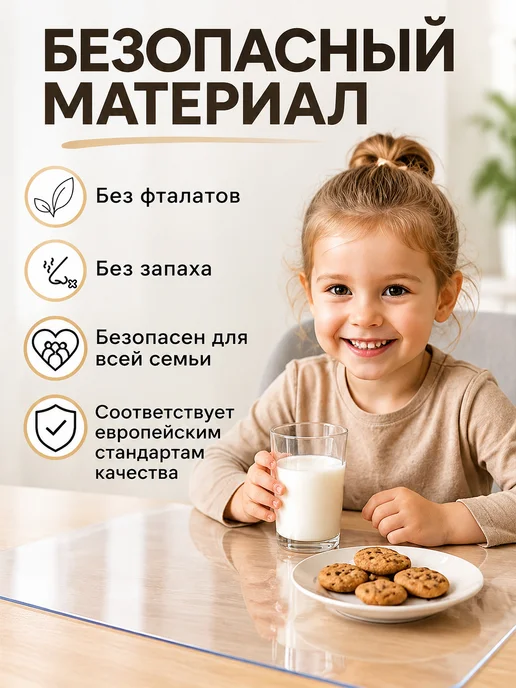 NASTOL Салфетки на стол прозрачные плейсматы прямоугольные, белый, фото 3