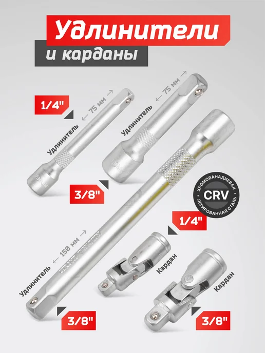FORCEKRAFT Набор инструментов для дома и автомобиля 65 предметов, черный, фото 5