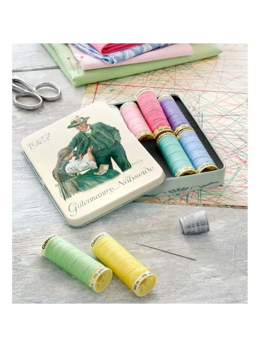 Нитки для шитья набор Sew All 100 м, 8 шт