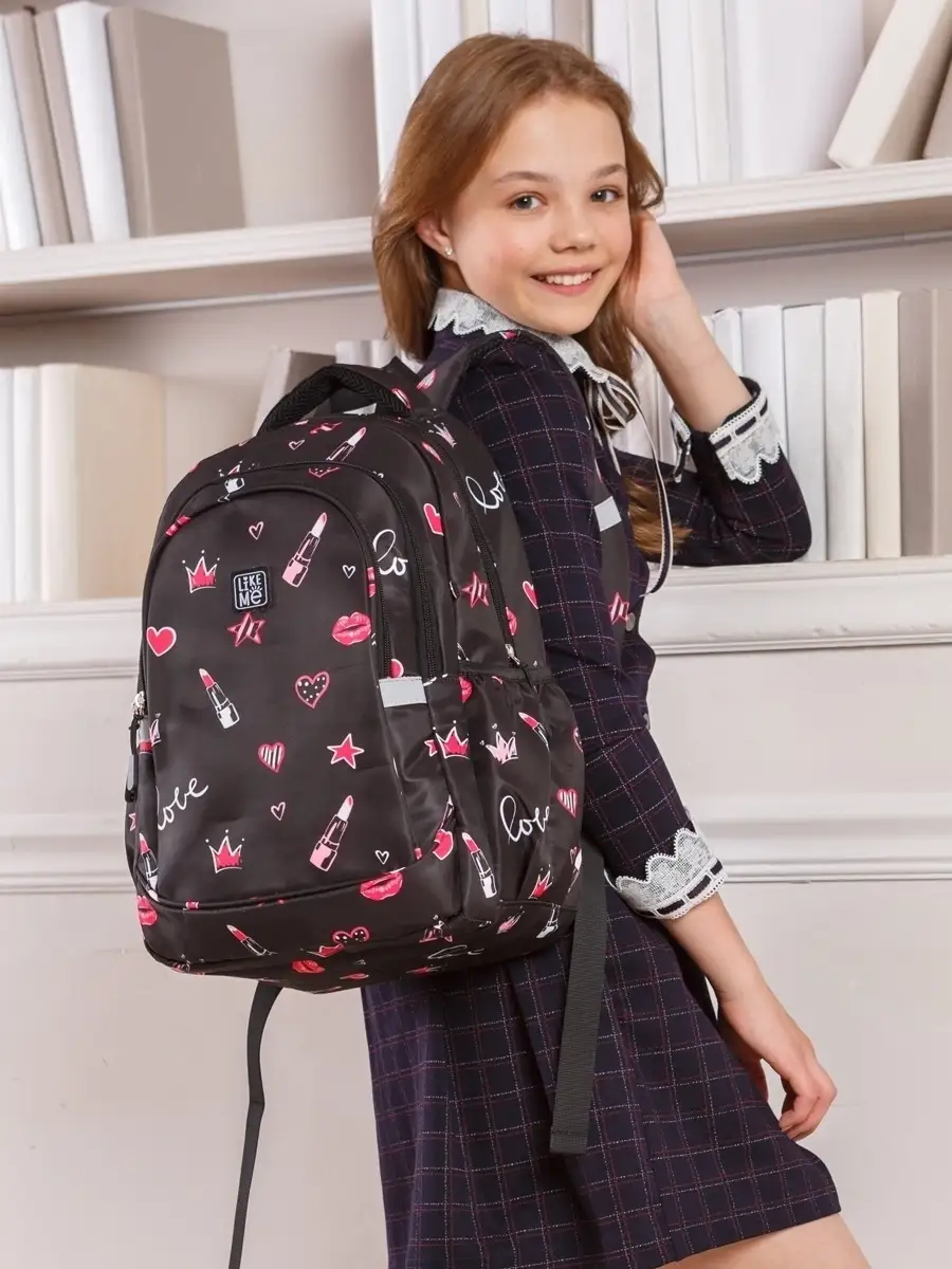 Рюкзак школьный School Love like.me 33261637 купить за 2 652 ₽ в  интернет-магазине Wildberries