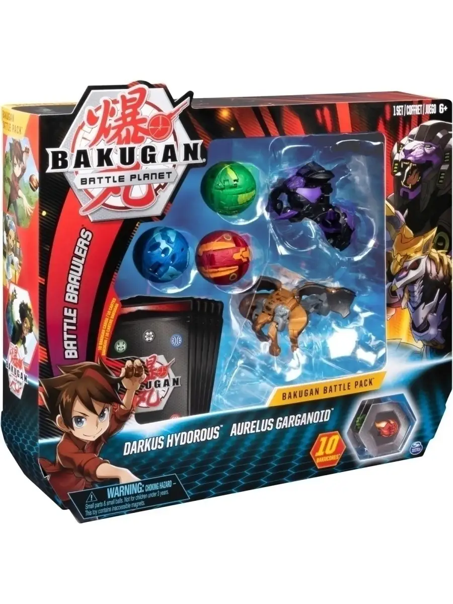 Набор игрушек фигурок Бакуганы 5 шт. в подарочной упаковке BAKUGAN 33311354  купить в интернет-магазине Wildberries