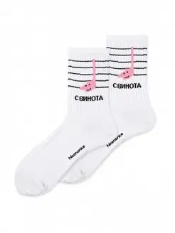 Носки с надписью Свинота Nicenonice 33321072 купить за 249 ₽ в интернет-магазине Wildberries