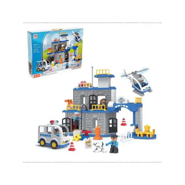 Конструктор "Полицейский участок", 90 деталей