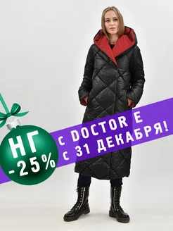 Пуховик зимний длинный стеганный с капюшоном DOCTOR E 33373804 купить за 10 779 ₽ в интернет-магазине Wildberries