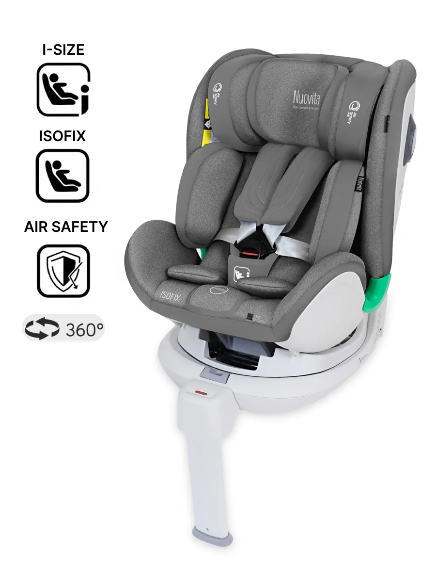 Автокресло 0+ для новорожденных 0-18 кг isofix Maczione NiS1