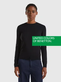 Джемпер женский из шерсти мериноса United Colors of Benetton 33389447 купить за 5 399 ₽ в интернет-магазине Wildberries