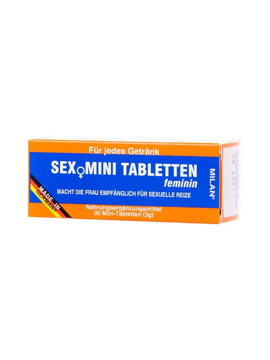 Таблетки возбуждающие Milan Sex-Mini-Tabletten-feminin для женщин, 30 шт  Milan Arzneimittel 33473054 купить в интернет-магазине Wildberries