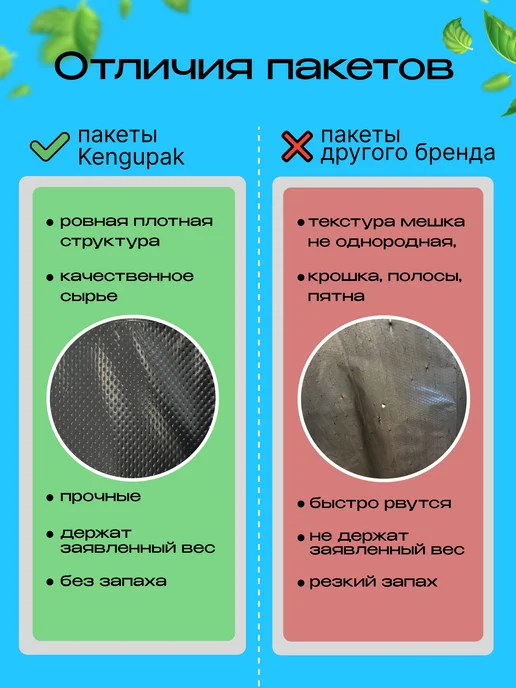 Kenguru_pack Мешки для мусора, мусорные пакеты, 120 л, 120 л, фото 6