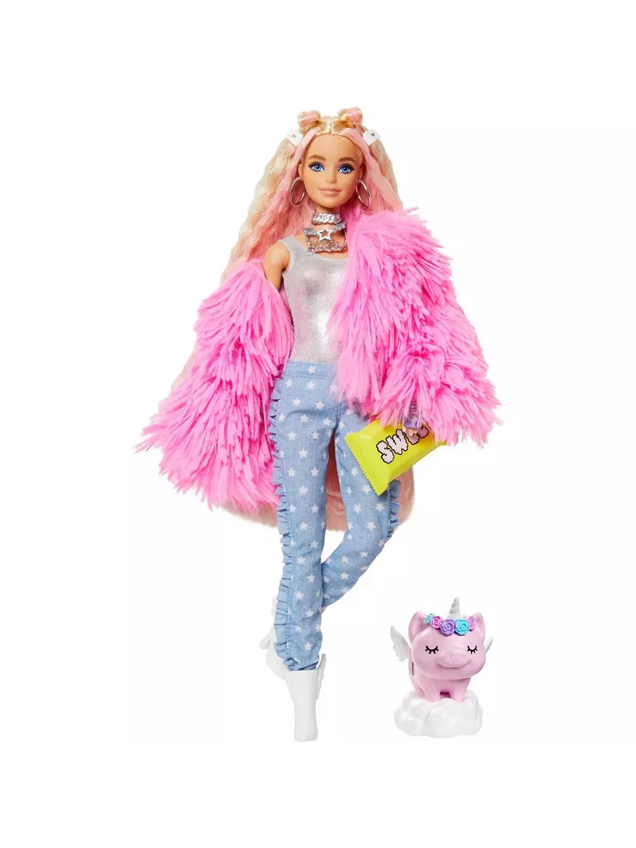 Кукла Барби Экстра в розовой шубке GRN28 Barbie 33510535 купить за 3 849 ₽  в интернет-магазине Wildberries