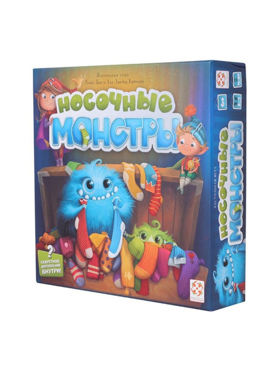 Игра Носочные монстры (Socks monster) + дополнения внутри Стиль Жизни  33544047 купить за 1 874 ₽ в интернет-магазине Wildberries