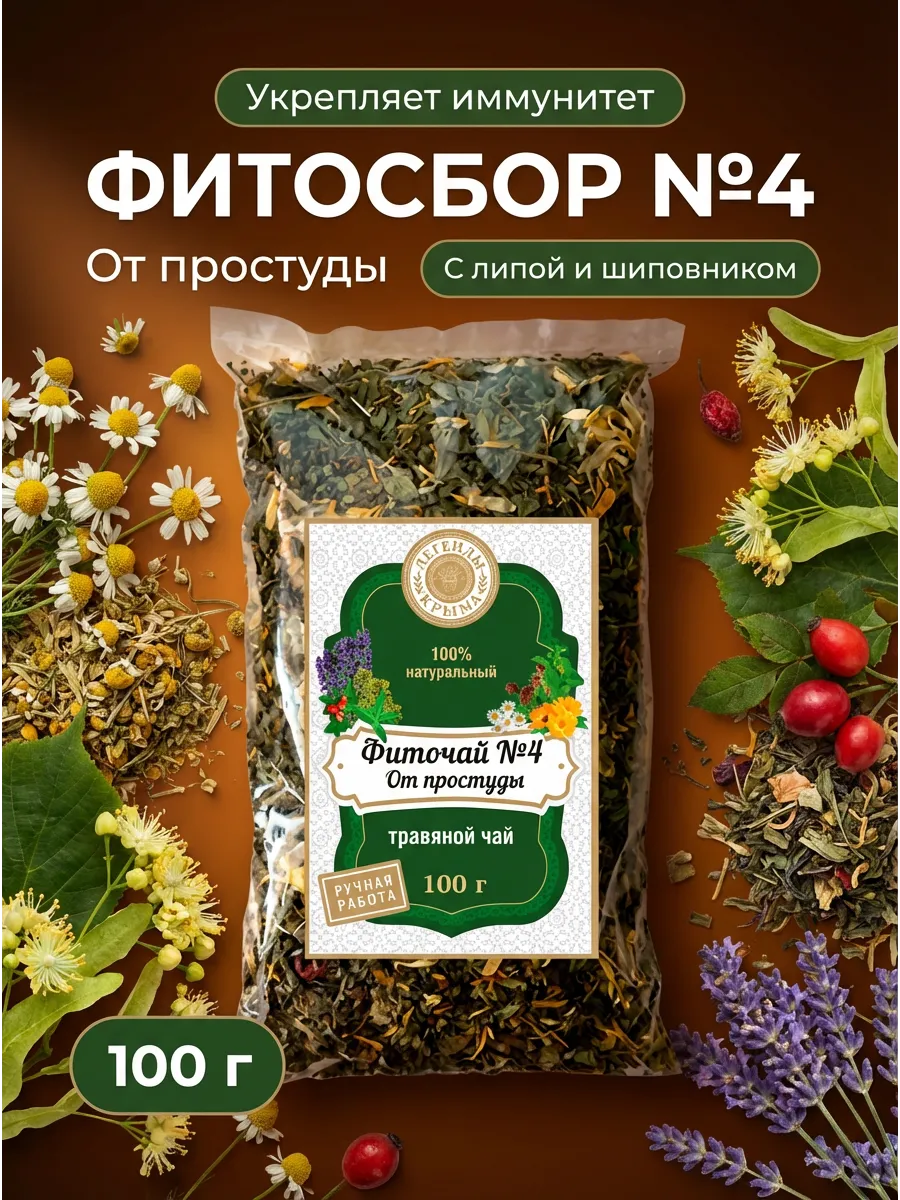 Фитосбор от простуды с липой 100г