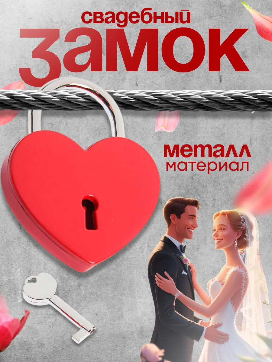 Замок свадебный на мост