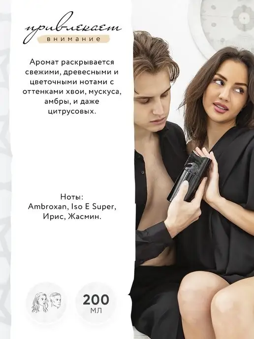 Fragrance World Парфюмированный дезодорант спрей Esscentric 02 молекула, 200 мл, фото 2