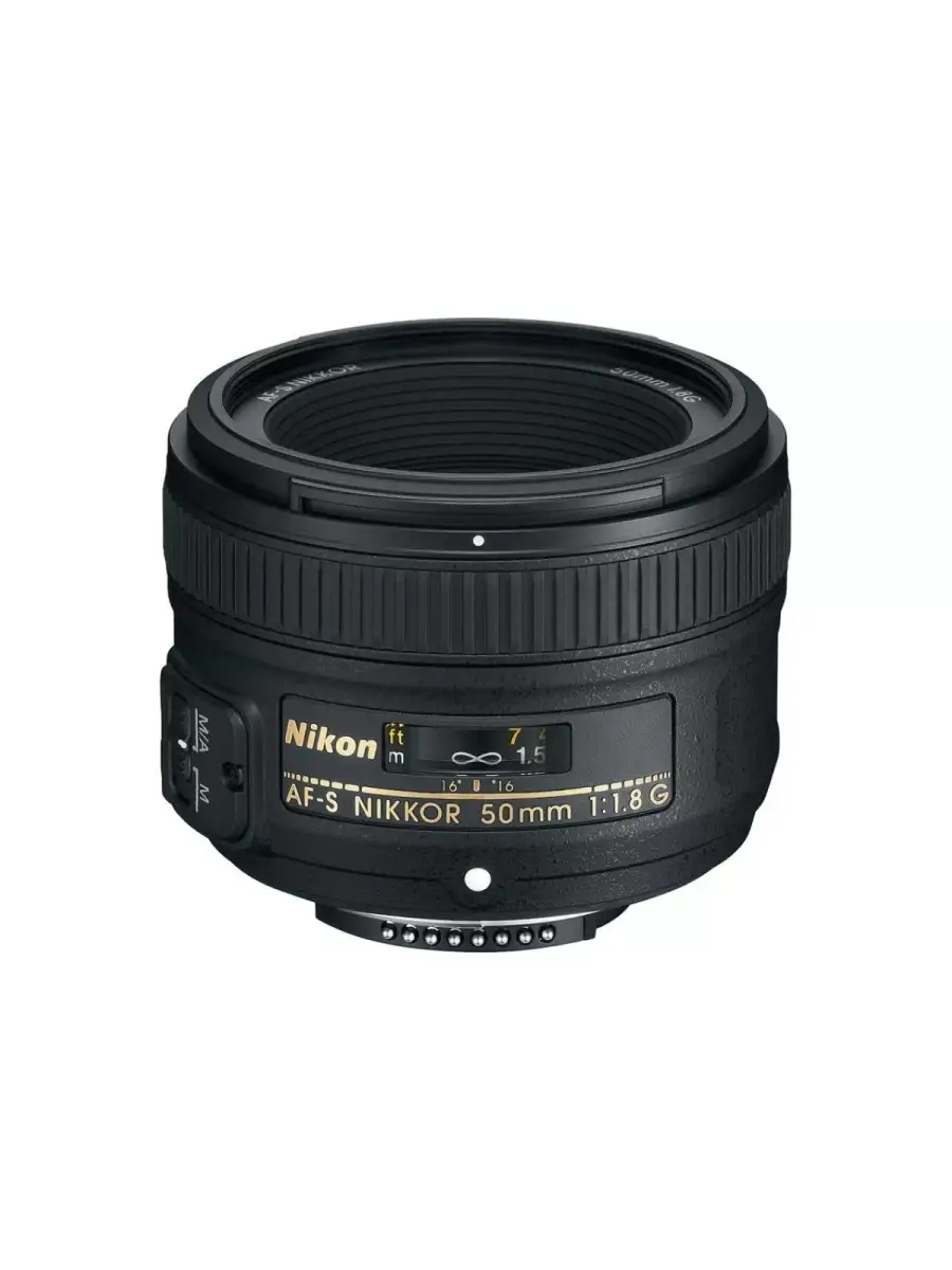 nikon Объектив для фотоаппарата 50 mm f 1.8G AF-S Nikkor