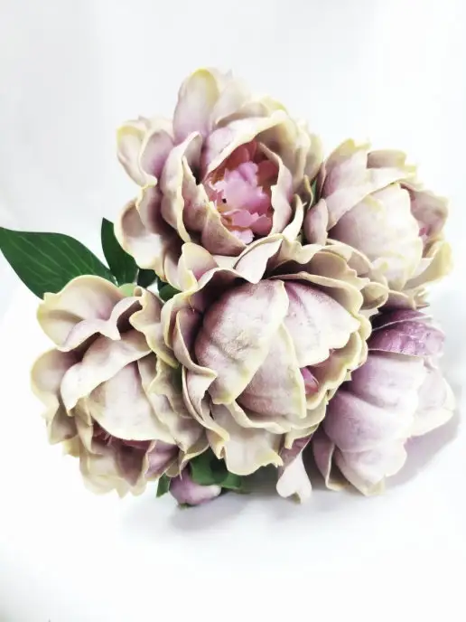 Reale Fiori Пион с бутоном искусственный декоративный, фиолетовый, фото 3