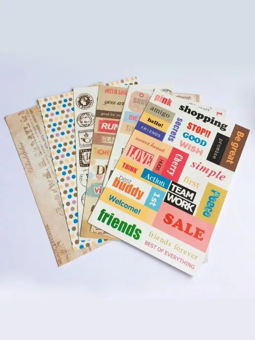 #ЛАКШЕРИ Стикеры Bullet Journal для планера, 6 листов, синий, фото 4