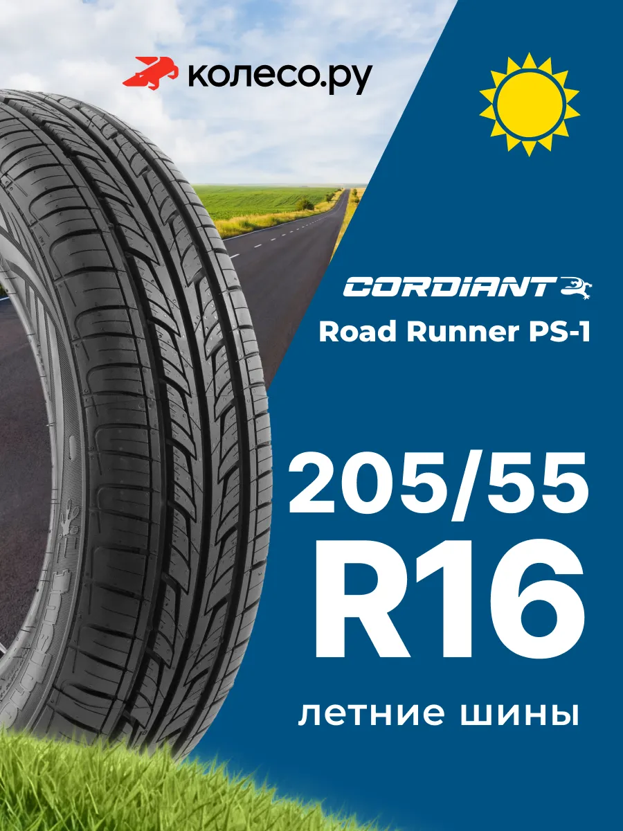 Шины летние R16 205 55 94 H ROAD RUNNER PS-1