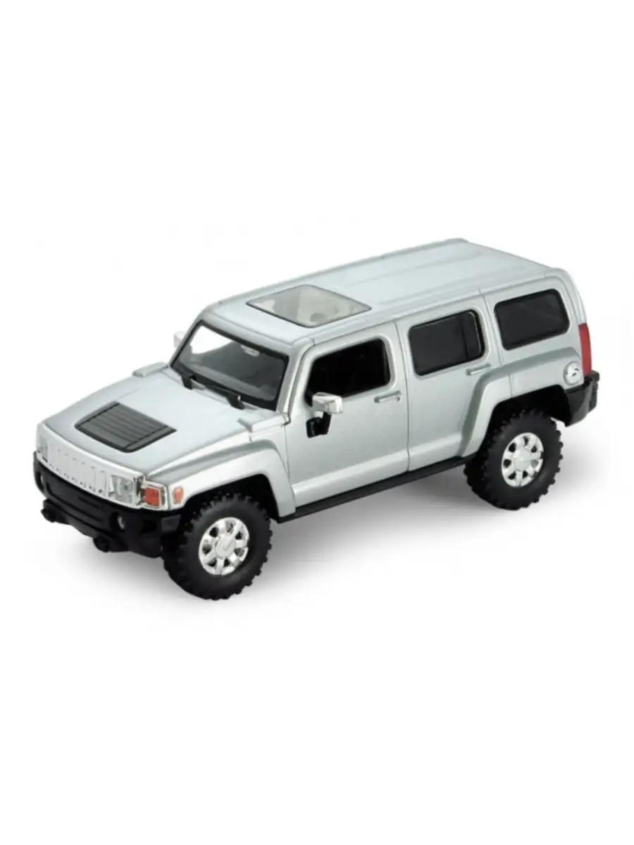 Модель машины 1:32 HUMMER H3, белый WELLY 34044737 купить в  интернет-магазине Wildberries