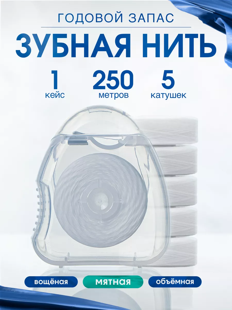 Зубная нить вощеная ProfiDent 34128179 купить за 255 ₽ в интернет-магазине  Wildberries