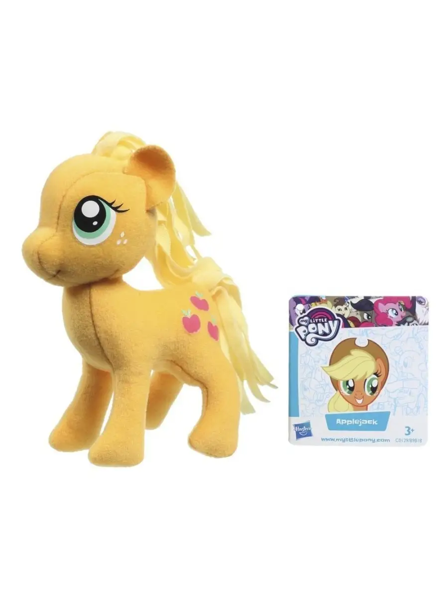 My Little Pony Маленькие плюшевые пони AppleJack (B9819) My Little Pony  34162378 купить в интернет-магазине Wildberries