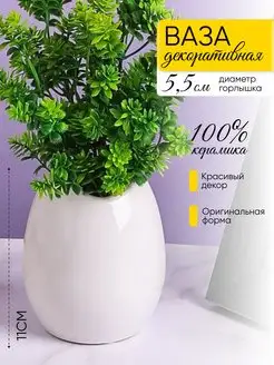 Ваза для цветов и сухоцветов Идеал 34191692 купить за 453 ₽ в интернет-магазине Wildberries