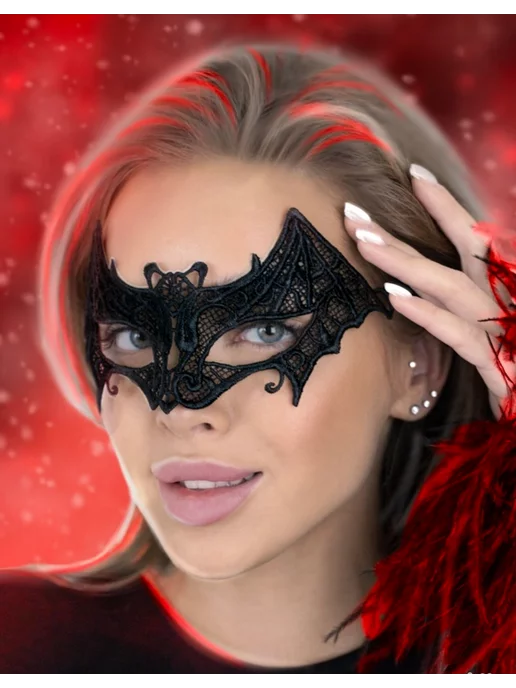 Orgasmmy Кружевная маска для секса бдсм, вариант
