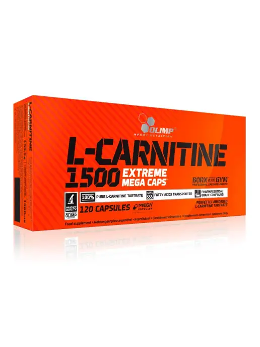 Olimp Sport Nutrition L-карнитин жиросжигатель для похудения 1000 мг в капсулах, вариант, фото 5