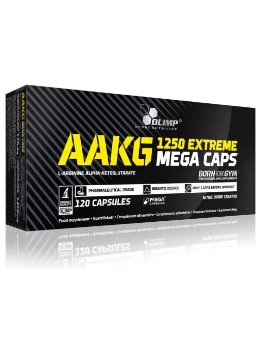 Olimp Sport Nutrition Аргинин альфа-кетоглутарат ААКГ 1250 мг 120 капс, вариант, фото 5